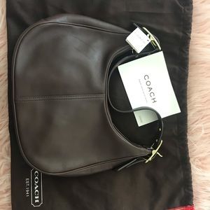 Coach Zoe Hobo Bag (Chocolate Brown)